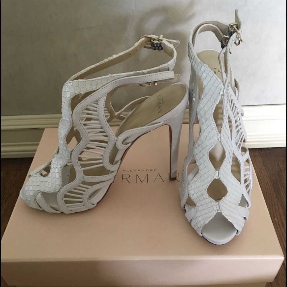 Alexandre Birman Python Sandal - image 1
